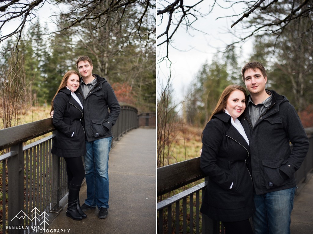 Snoqualmie Falls engagement phtoos