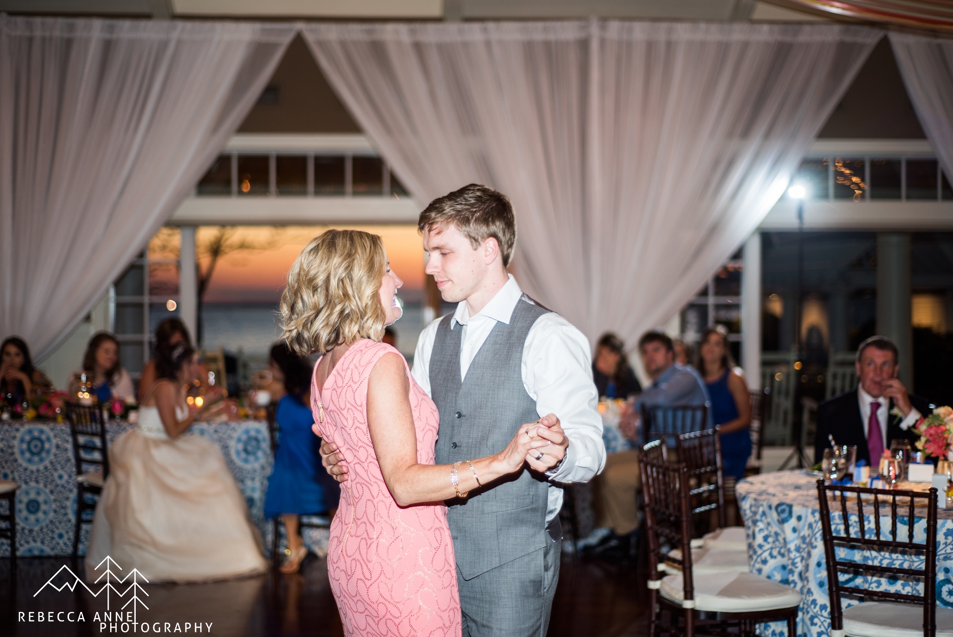 Ed & Brooke's Chesapeake Bay Beach Club Wedding by destination wedding photographer Rebecca Anne Photography.