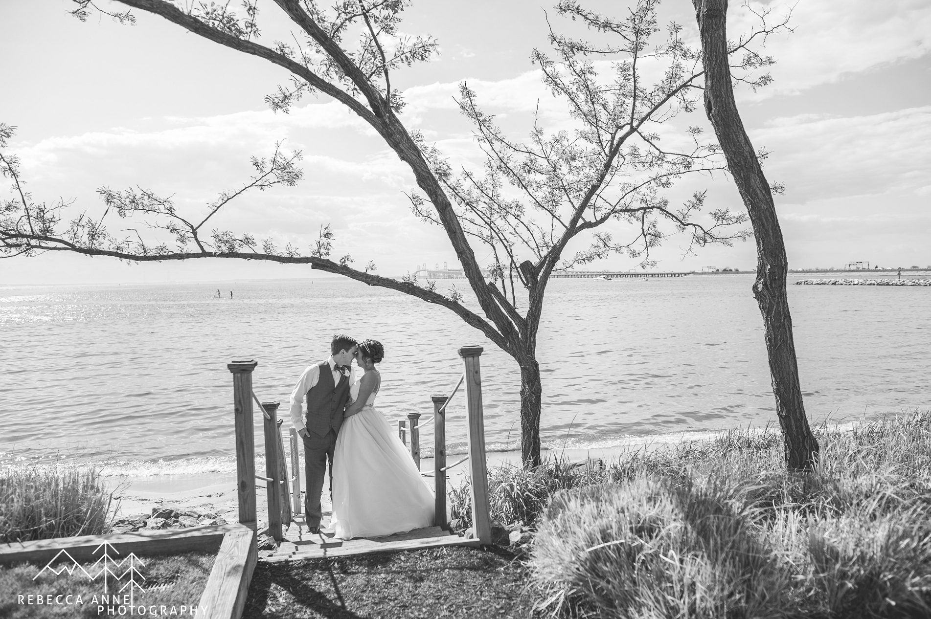 Chesapeake Bay Beach Club Wedding by destination wedding photographer Rebecca Anne Photography.