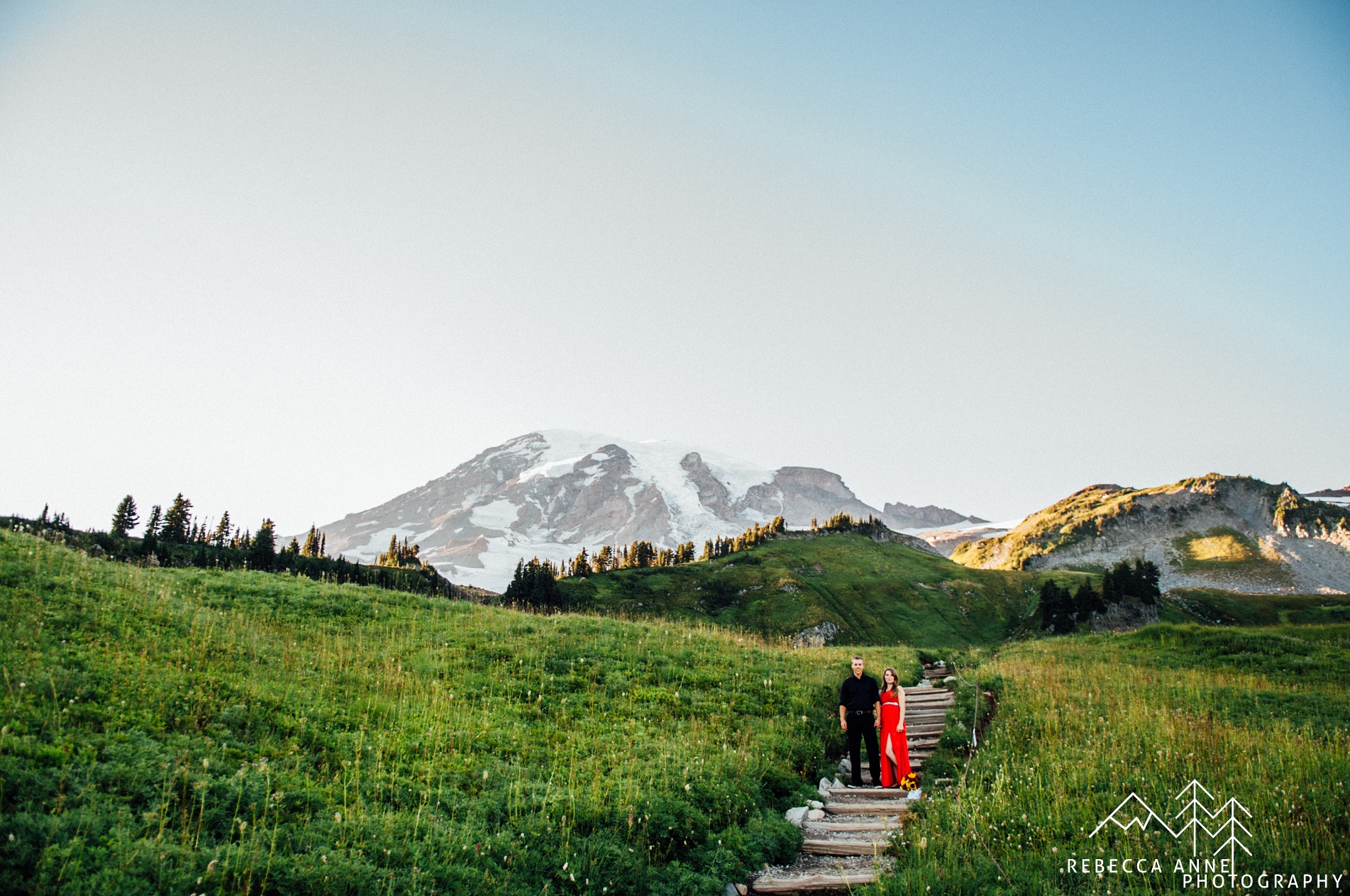 Mount Rainier Picnic Engagement // Brian & Rebekah Tacoma Seattle Wedding Photographer 44