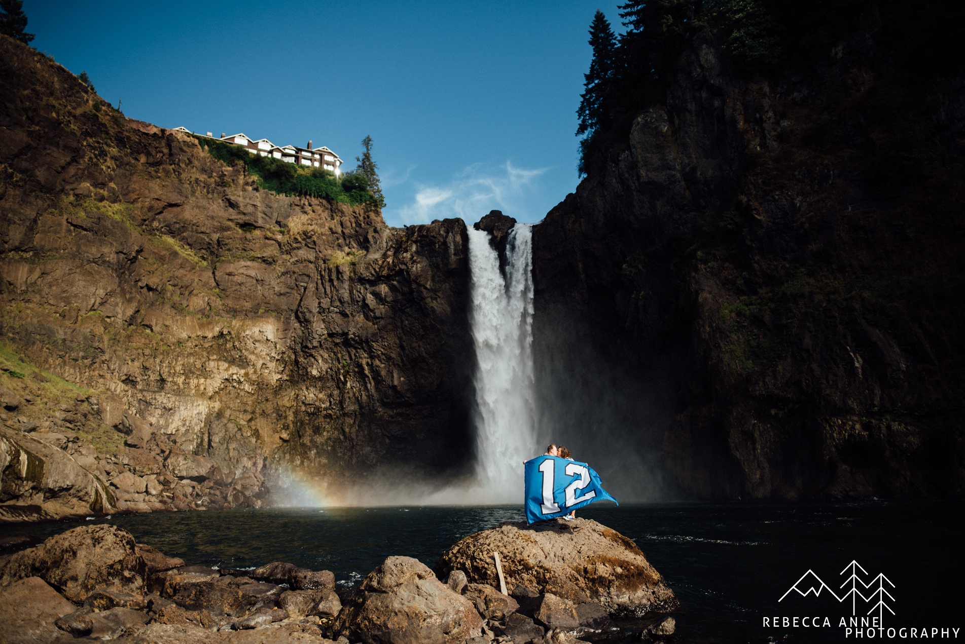 Snoqualmie Falls Engagement // Shellie & Paul Tacoma Seattle Wedding Photographer 12