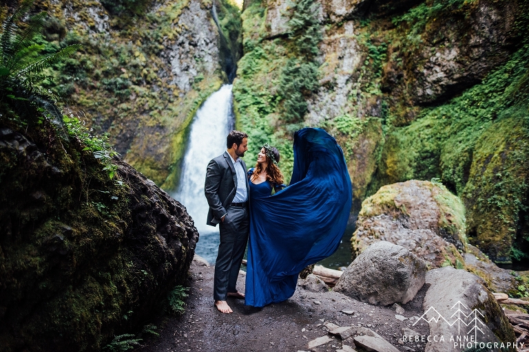 Wahclella Falls Elopement Washington Elopement Photographer