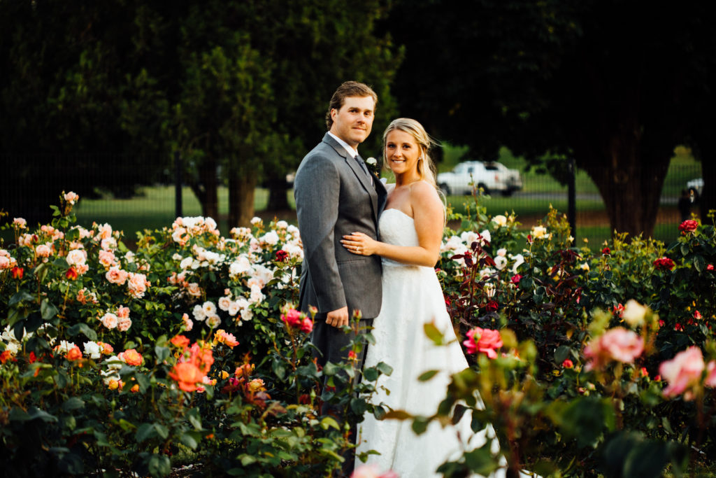 Point Defiance Rose Garden is one of the beautiful outdoor wedding venues in Washington state.